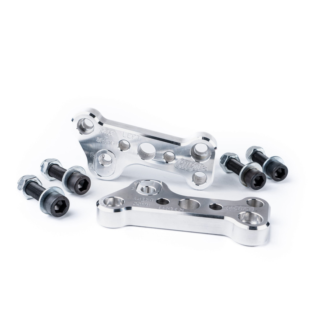 BMW E36 Ackermann-Adjustable Steering Lock Adapters | CNC71